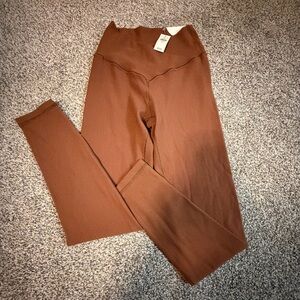 Aerie offline brown leggings NWT size S